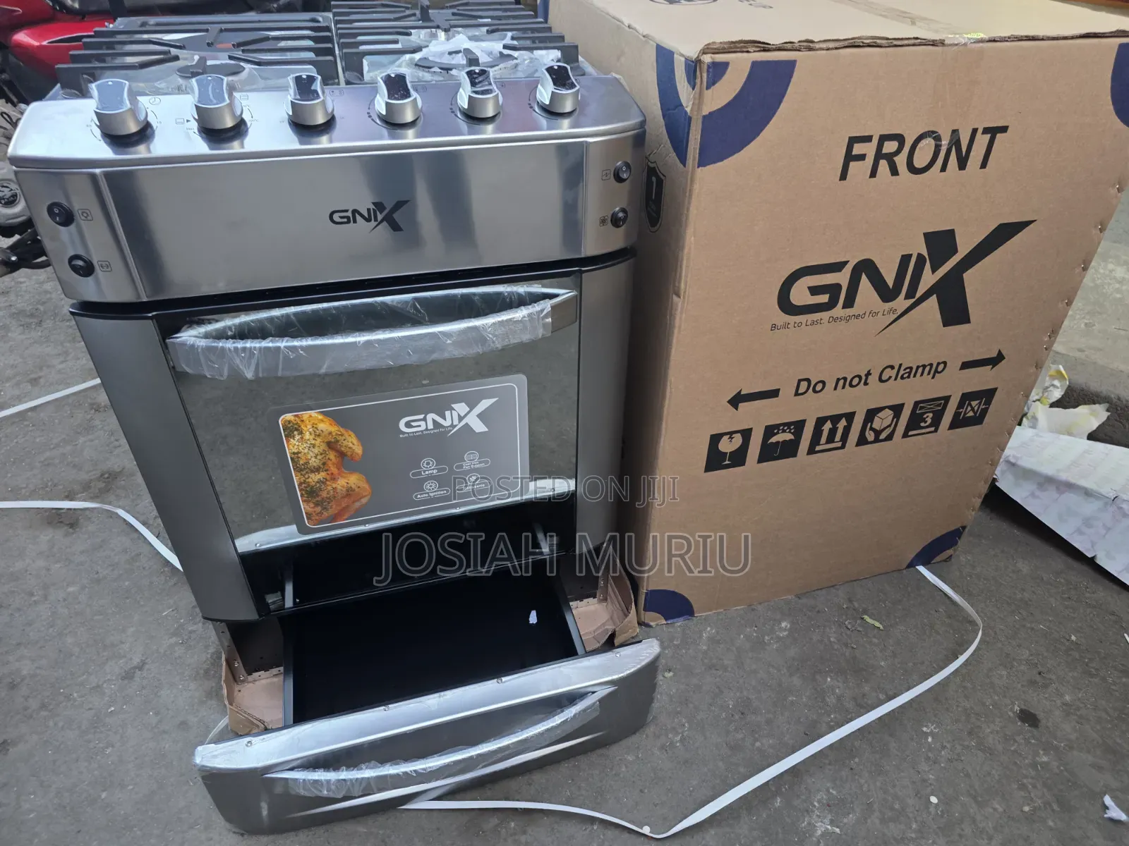 Gnix 60by60 Free Standing Cooker With Food Walmer