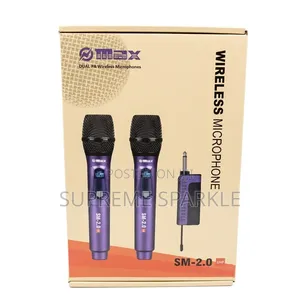 Rechargeable Dual PA Wireless Microphones (Model SM- 2.0)
