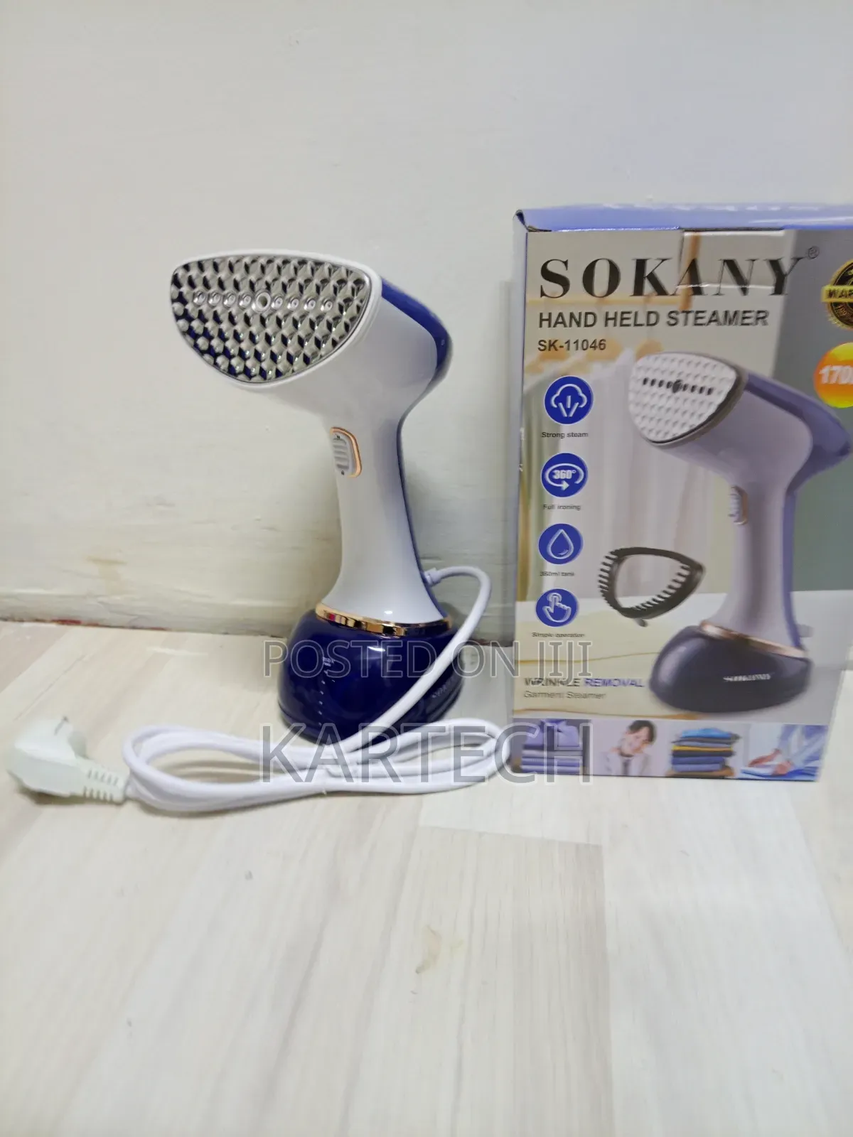 Sokany Portable Handheld Fabric Steamer 1700W