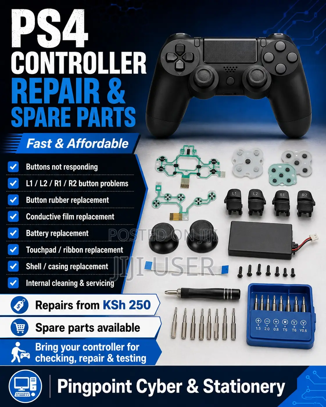 PS4 Pad Repairs From KSh 250