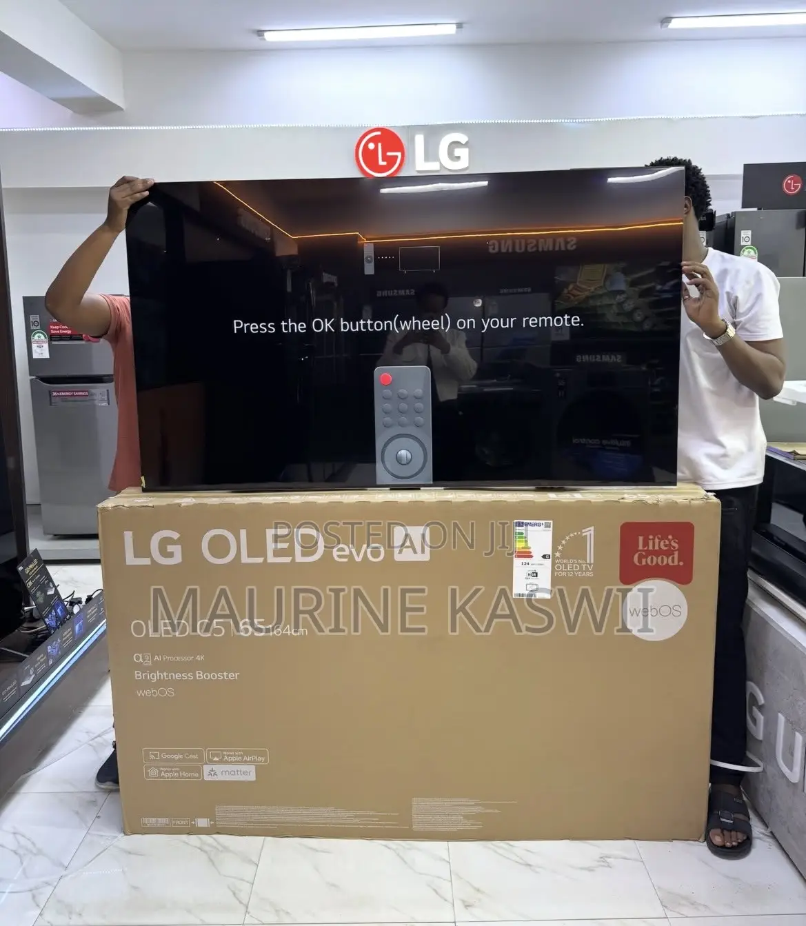 LG 65c5 Oled Evo Ai Smart TV 65 Inch 65c5