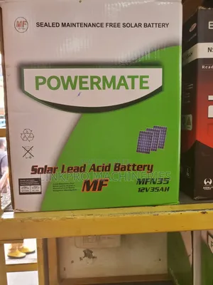 Powermate Sealed Maintenance Free Solar Battery 35ah 12 Volts