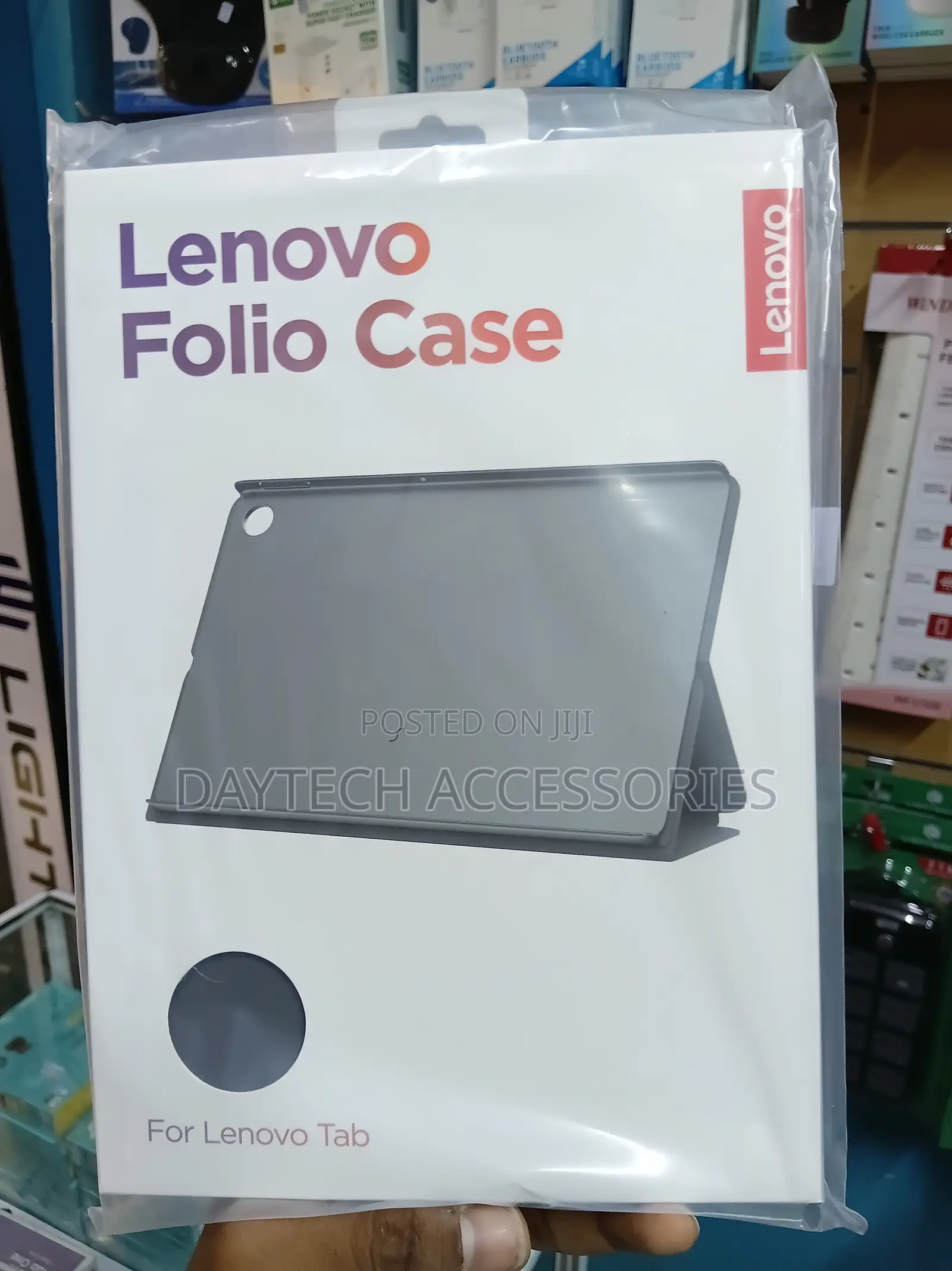 Lenovo Tab One 8.7" Slim Protective Folio Case - Grey