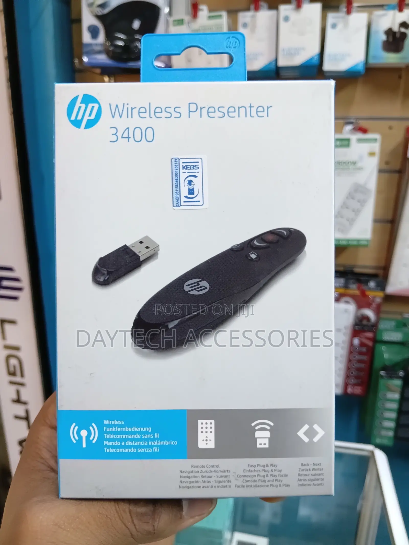 HP Wireless Presenter 3400 Laser Pointer.