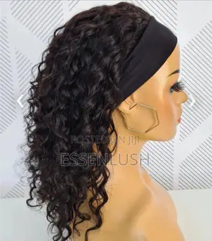 Curly Water Wave Headband Wig – Glueless Throw Go Synthetic Wig