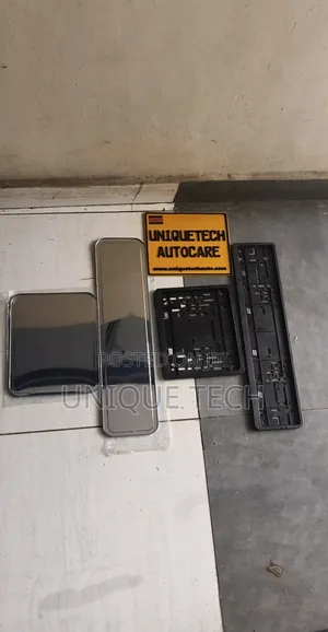 Universal Number Plate Holder, Plastic Metallic
