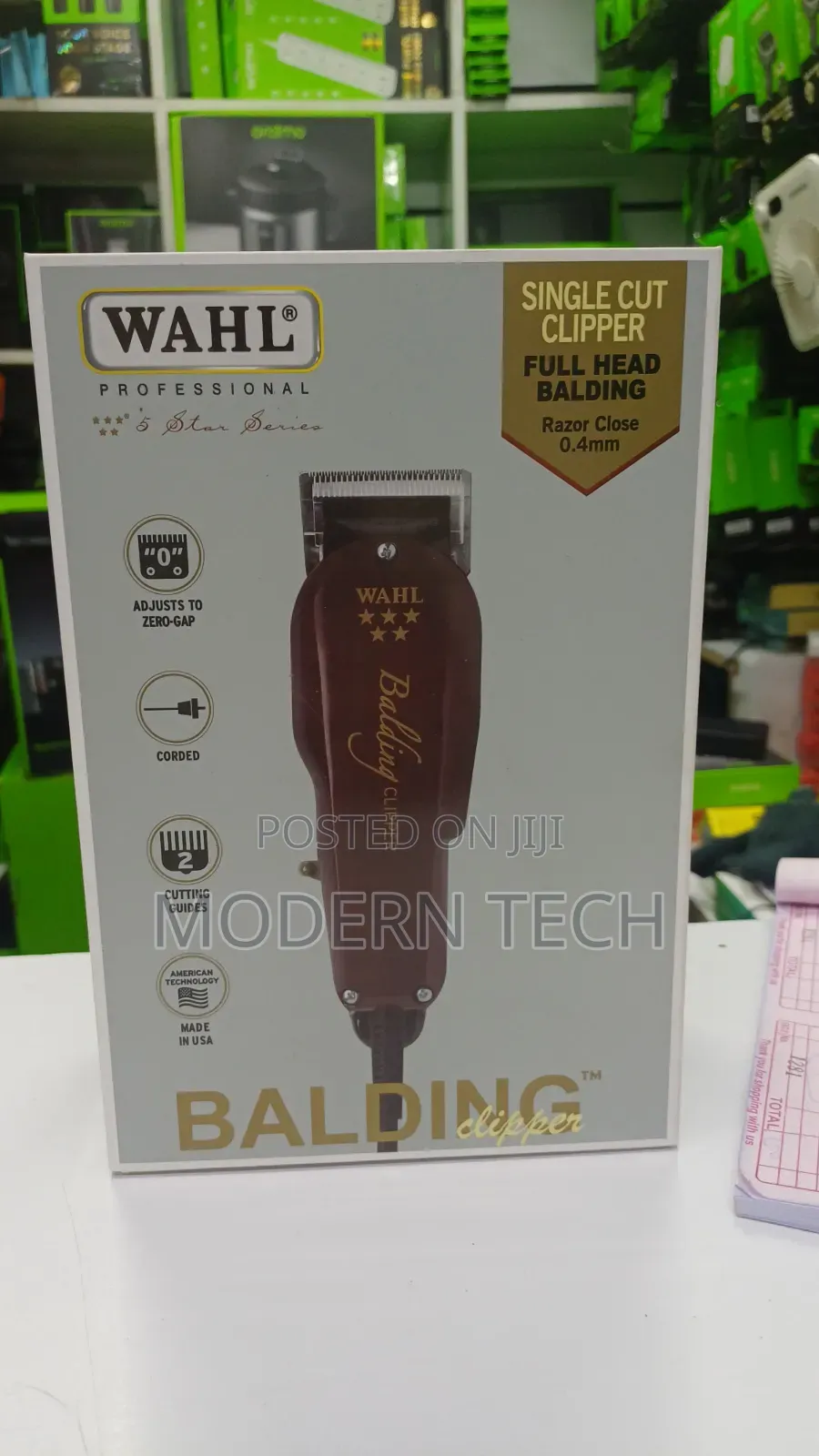 Wahl Balding Clipper for Barbers – Close Shave Hair Trimmer