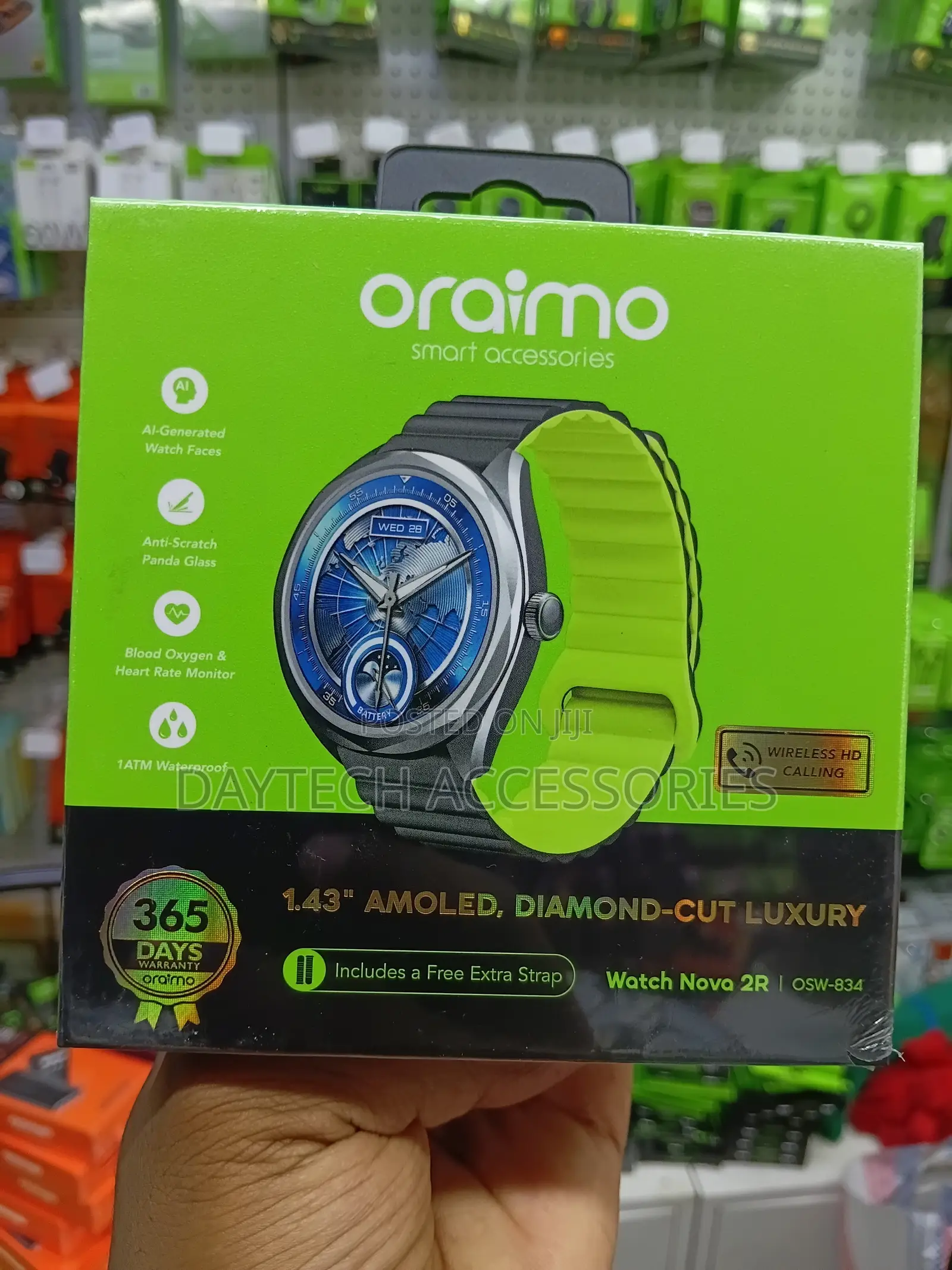 This Is an Oraimo Watch Nova 2R (Model: OSW-834)