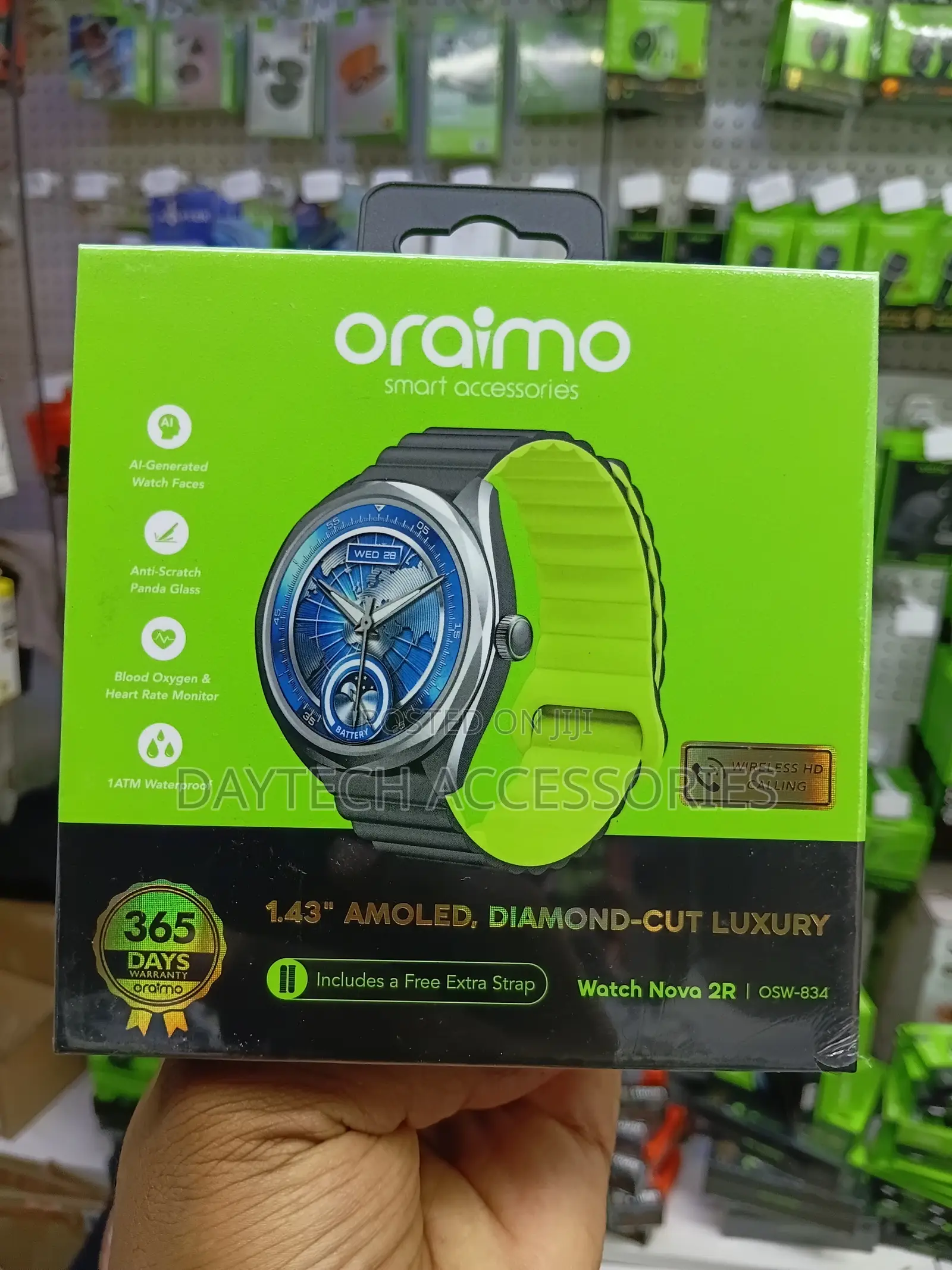 This Is an Oraimo Watch Nova 2R (Model: OSW-834)
