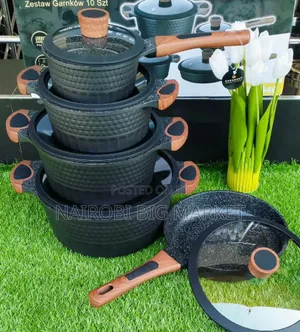 Edenberg Nonstick Cooking Pots 10 PCS Sets Code :5648