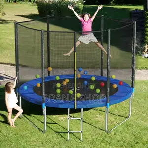 8FT Kids Trampoline With Safety Net