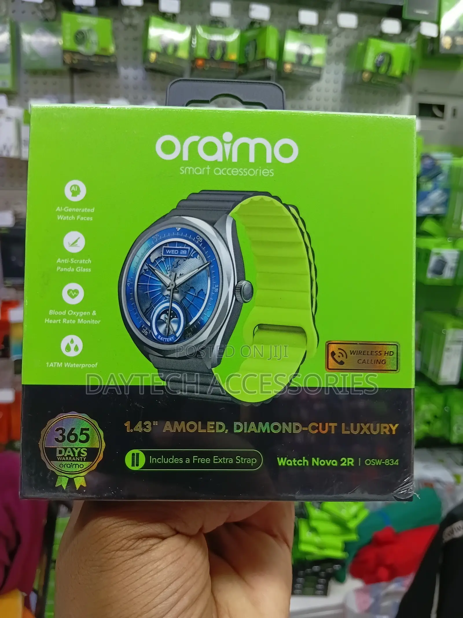 Oraimo Watch Nova 2R 1.43" AMOLED 35-Day Standby Smart Watch