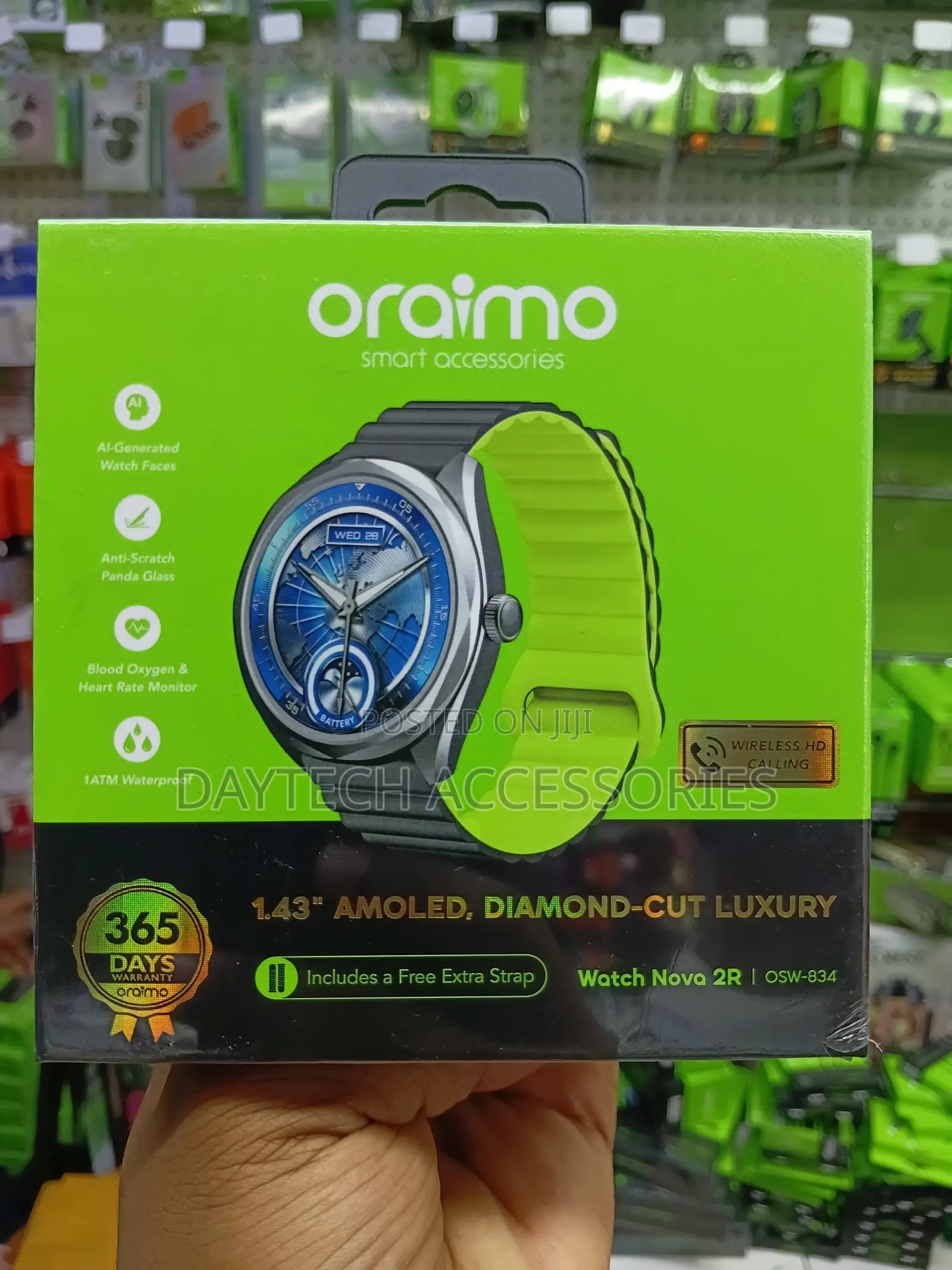 Oraimo Watch Nova 2R 1.43" AMOLED 35-Day Standby Smart Watch