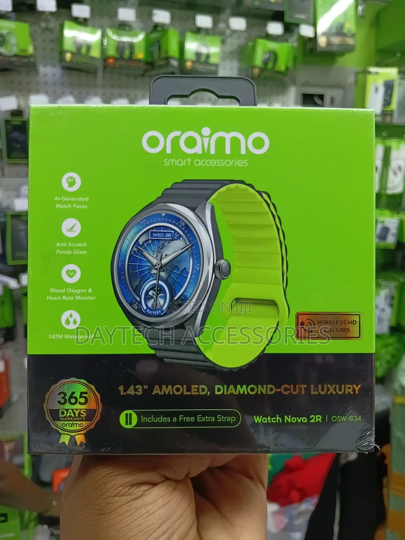 Oraimo Watch Nova 2R AMOLED OSW-834 Unisex Smartwatch