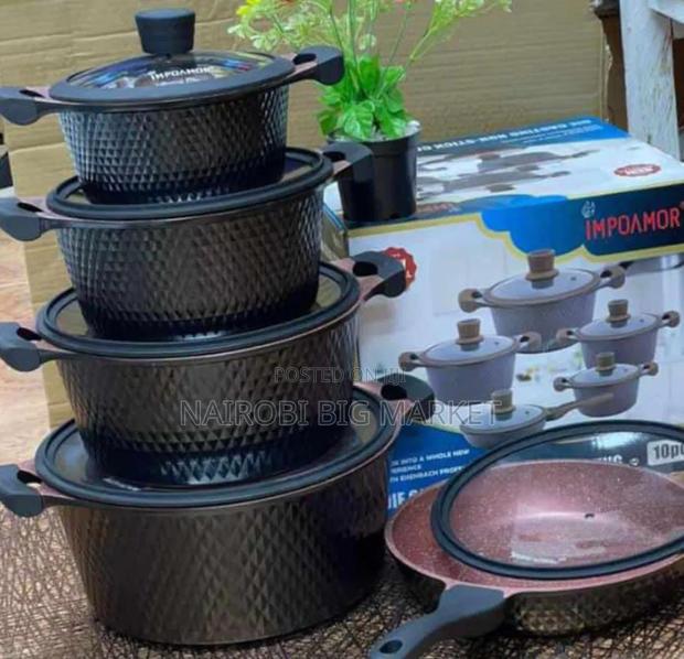 10 PC Tc Die Cast Cook Ware Set