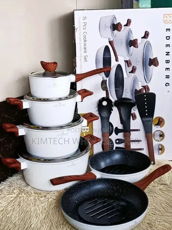 15pcs Edenberg Nonstick Cookware Set