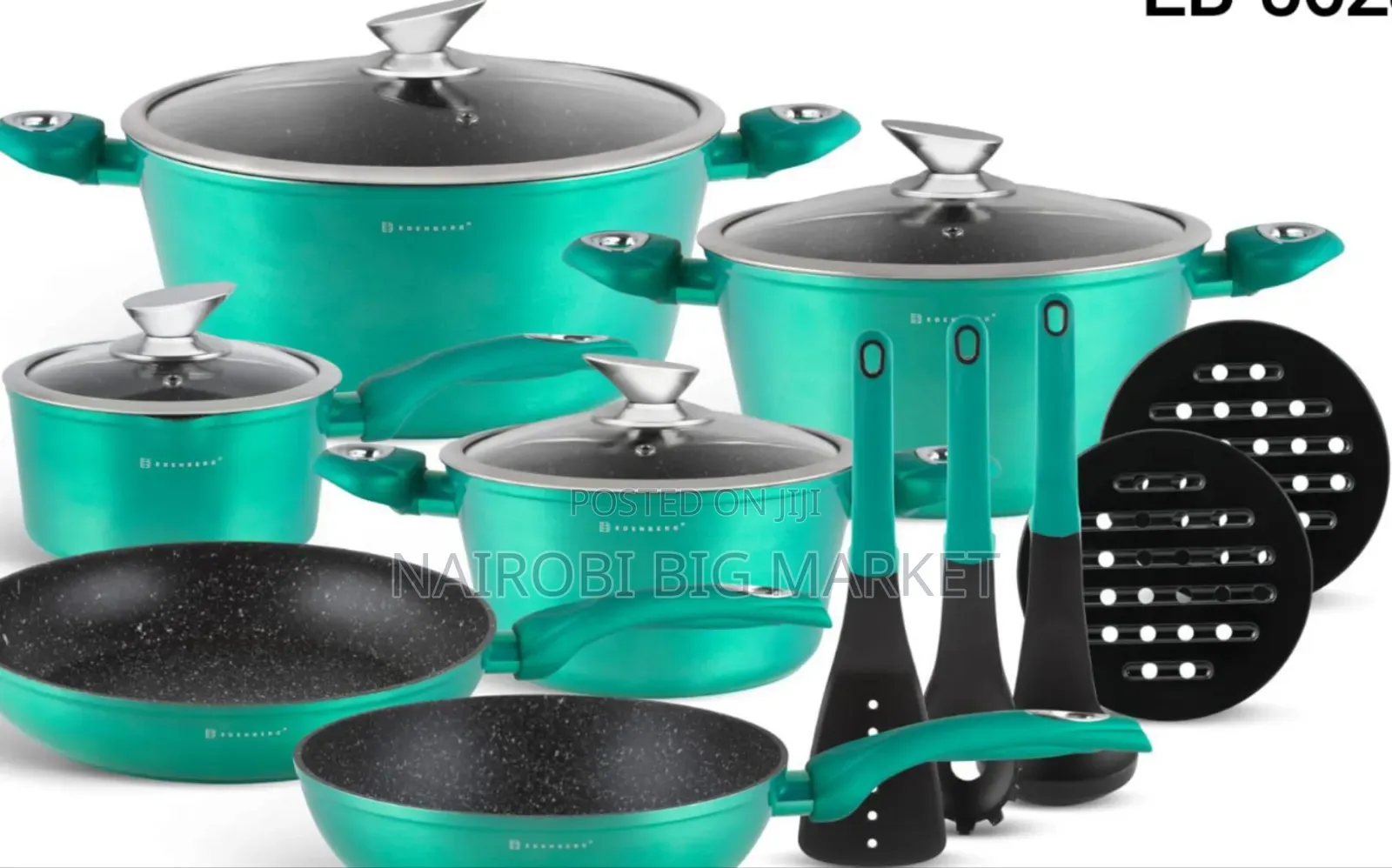 Edenberg 15 PCS Cookware Sets