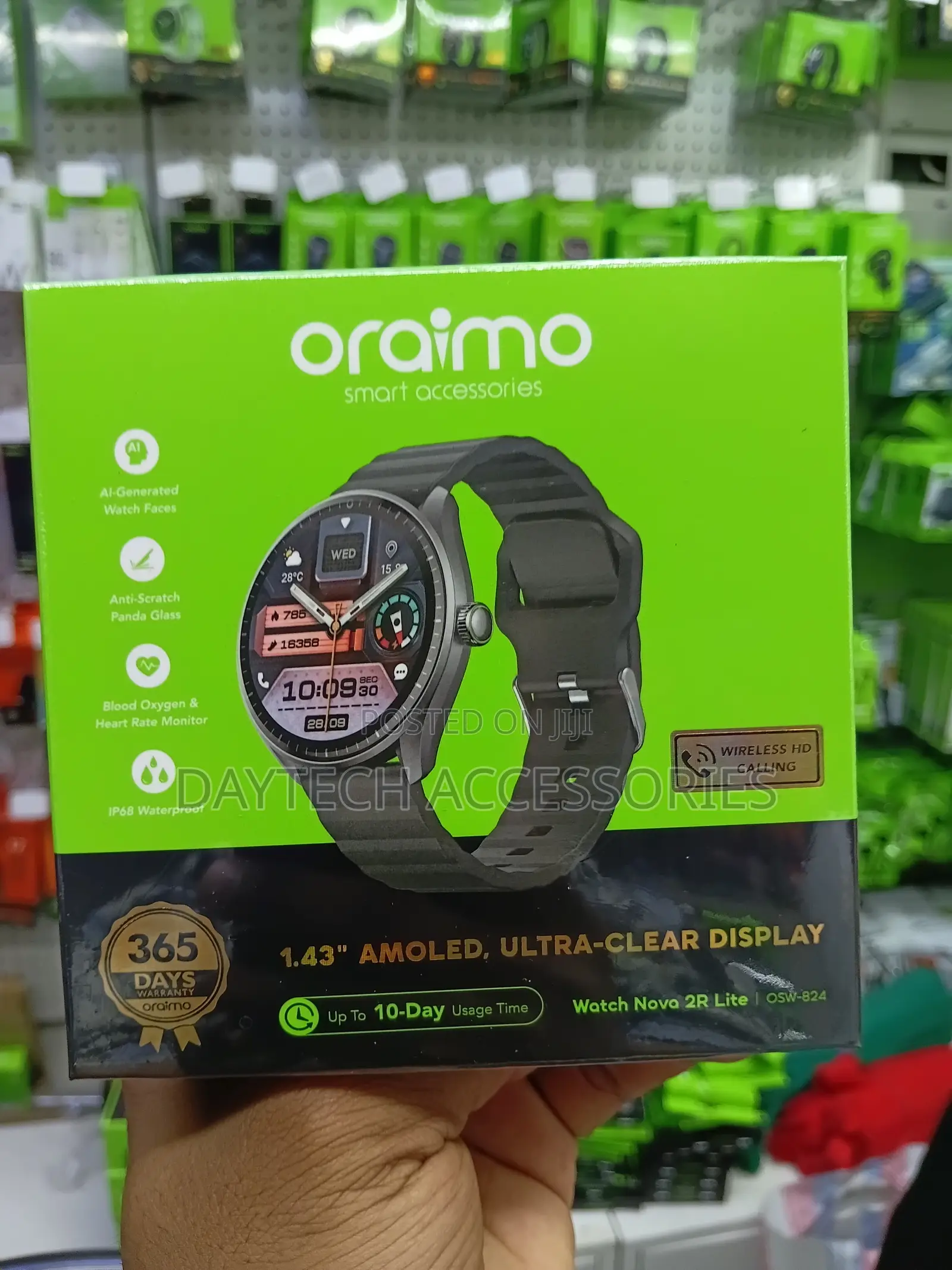 Oraimo Watch Nova 2R Lite 1.43" AMOLED 30-Day Standby Smart Watch