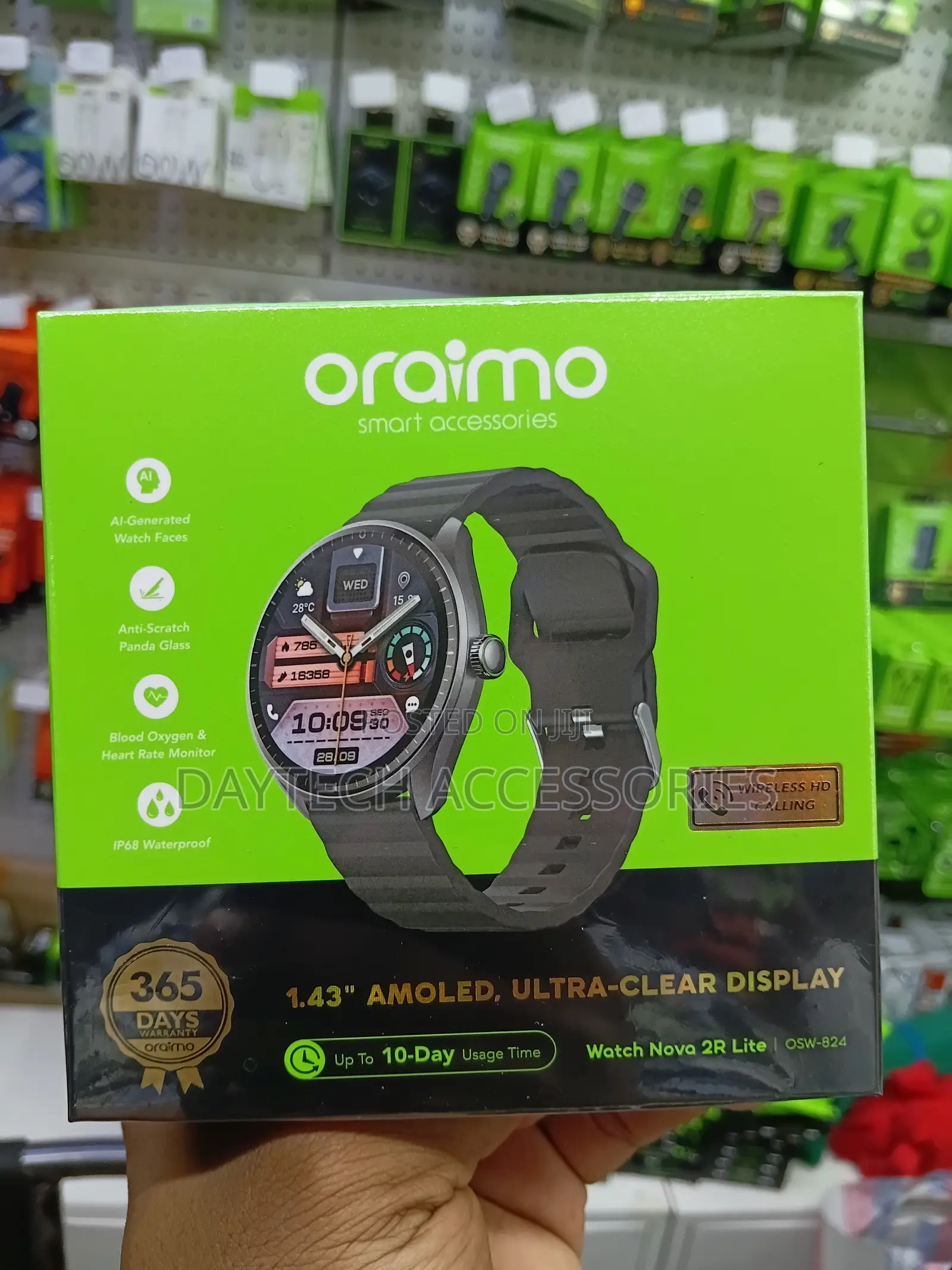 Oraimo Watch Nova 2R Lite 1.43" AMOLED 30-Day Standby Smart Watch