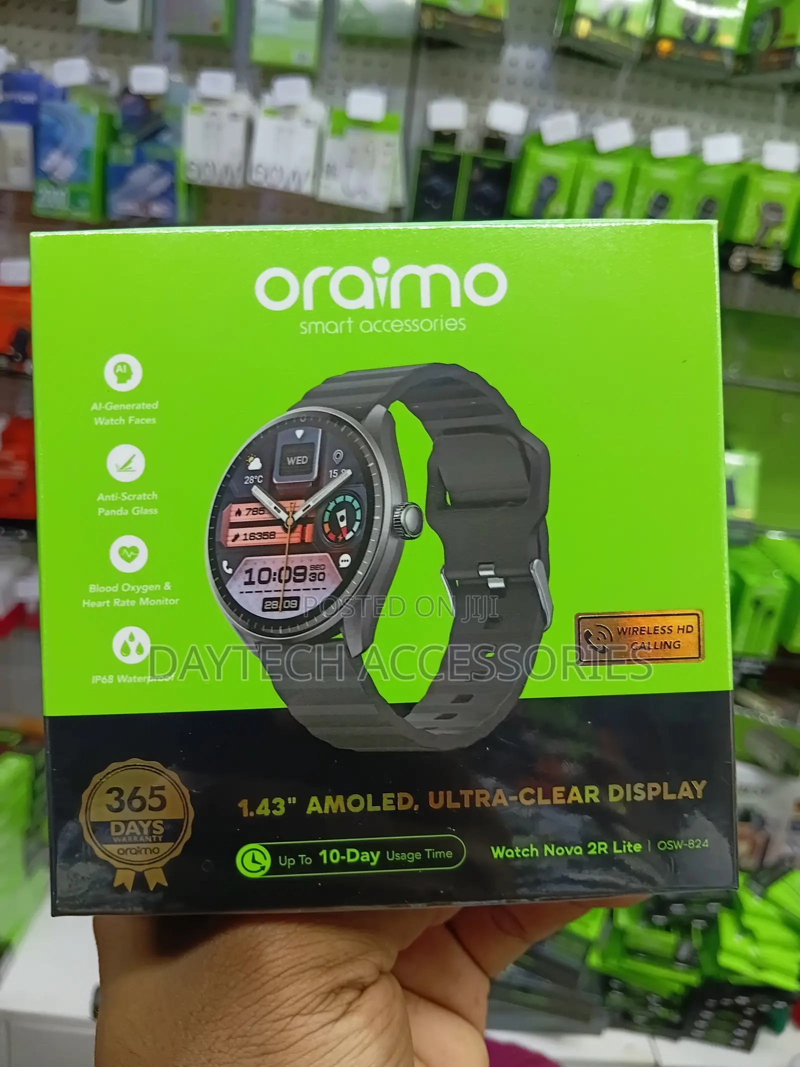Oraimo Watch Nova 2R Lite 1.43" AMOLED 30-Day Standby Smart Watch