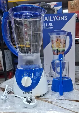 2 in 1 Ailyons Blender 1.5L 4 Speeds and Pulse
