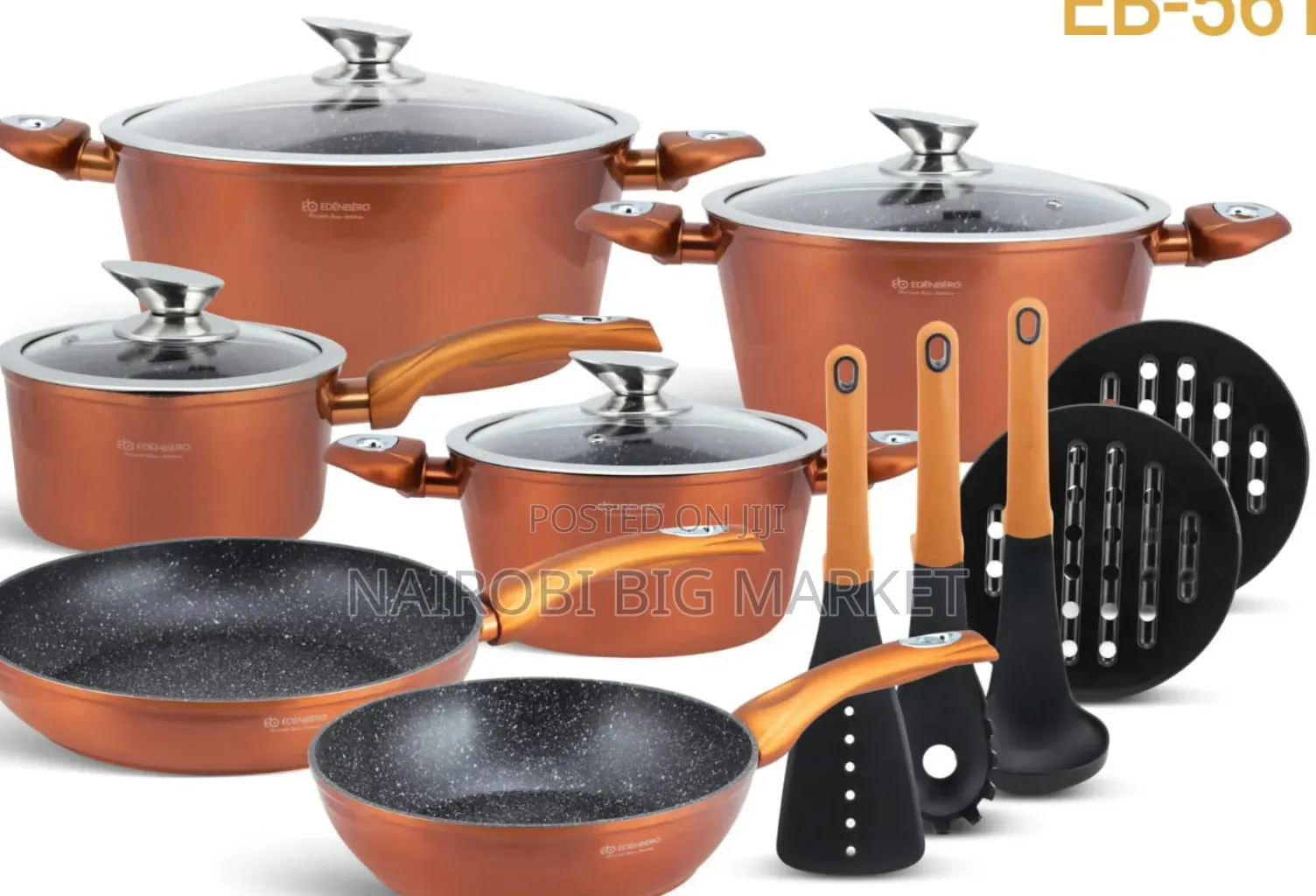 Edenberg 15pcs Cookware Sets