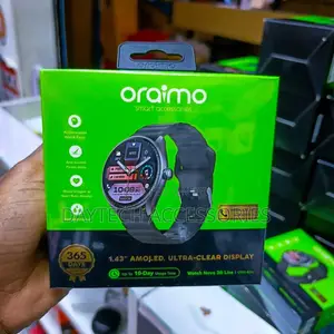 Oraimo Watch Nova 2R Lite OSW 824 With Amoled Display - Black