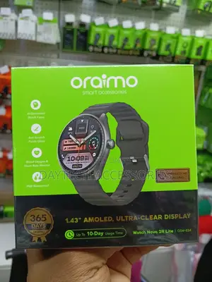 Oraimo Watch Nova 2R Lite OSW 824 With Amoled Display - Black