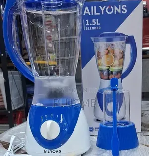 2 in 1 Ailyons Blender 1.5L 4 Speeds and Pulse