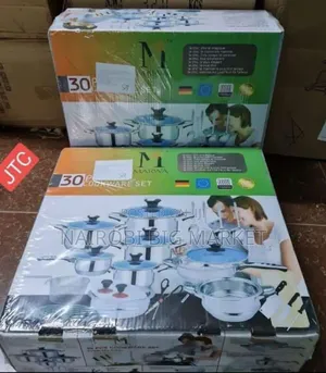 Marwa 30 PCS Induction Enabled Cockware