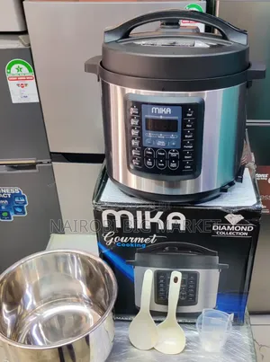 *Mika 6Litres Electric Pressure Cooker WITH STAINLESS STEEL