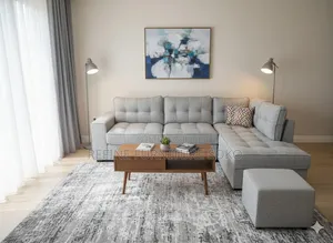 Ne Stunning L Seat Sofa Fitting in Conner Shape Right Angle Triangle