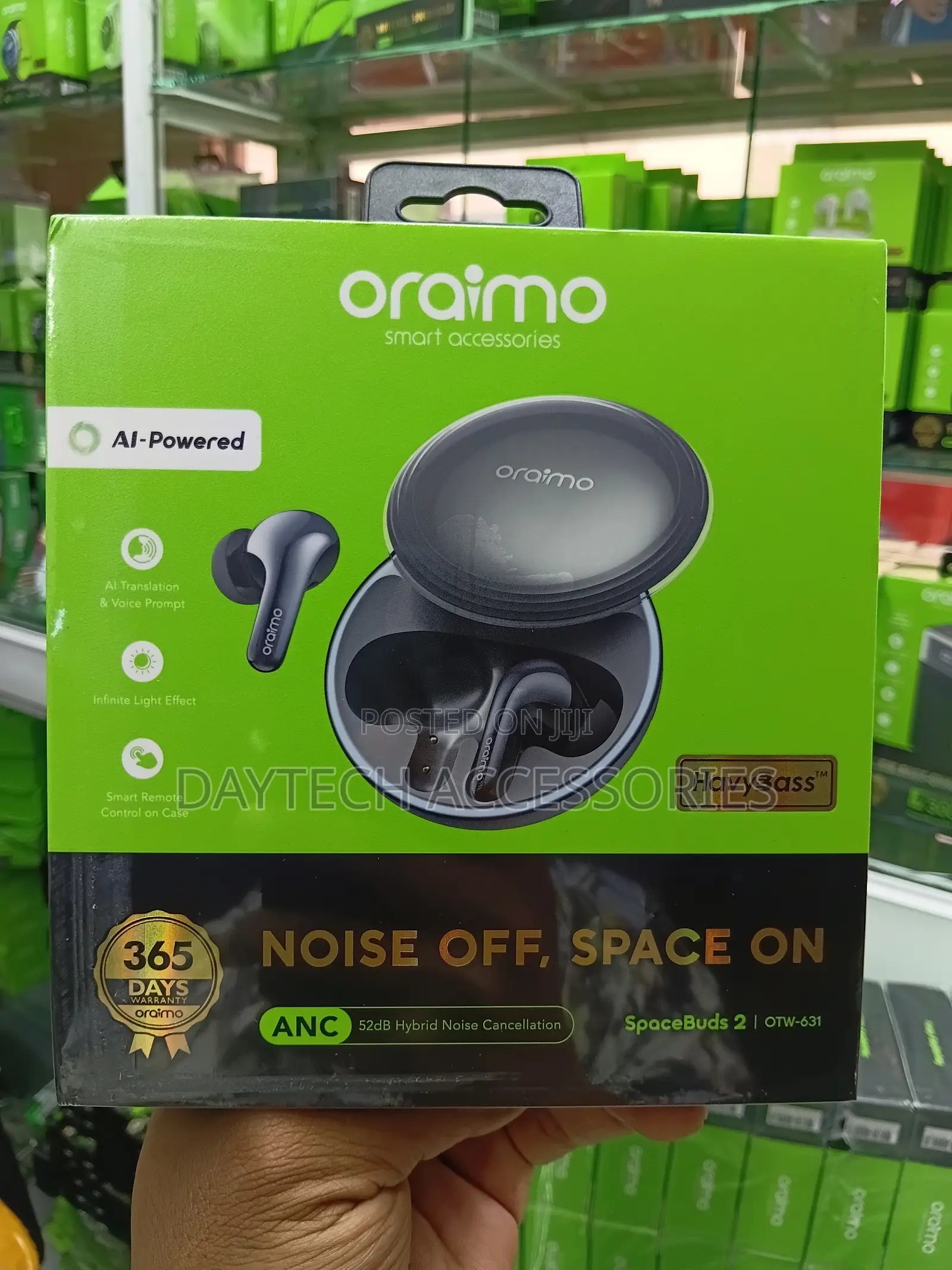 Oraimo SpaceBuds 2 AI Smart 45hrs Playtime True Wireless Earbuds