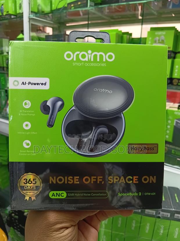 Oraimo SpaceBuds 2 AI Smart 45hrs Playtime True Wireless Earbuds - thumbnail 3