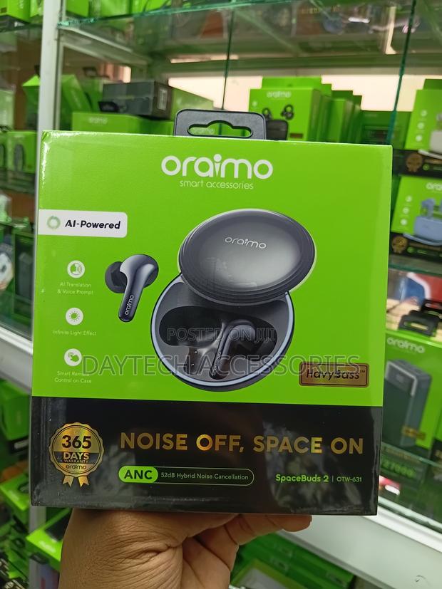 Oraimo SpaceBuds 2 AI Smart 45hrs Playtime True Wireless Earbuds - thumbnail 2