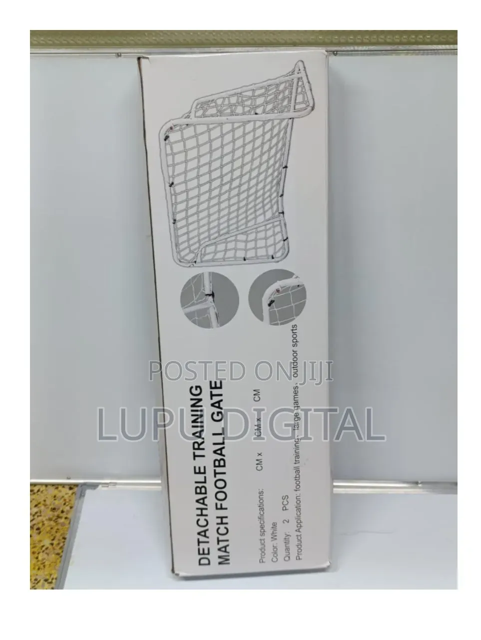 Twin Soccer Goal Post Pair