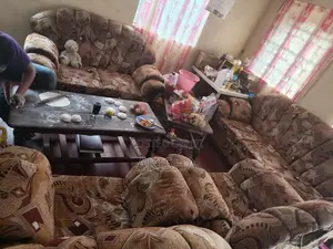 Second Hand 7 Seater Sofa Set and Second Hand 5 Seater Maroon Sofa.