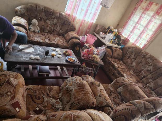Second Hand 7 Seater Sofa Set and Second Hand 5 Seater Maroon Sofa.