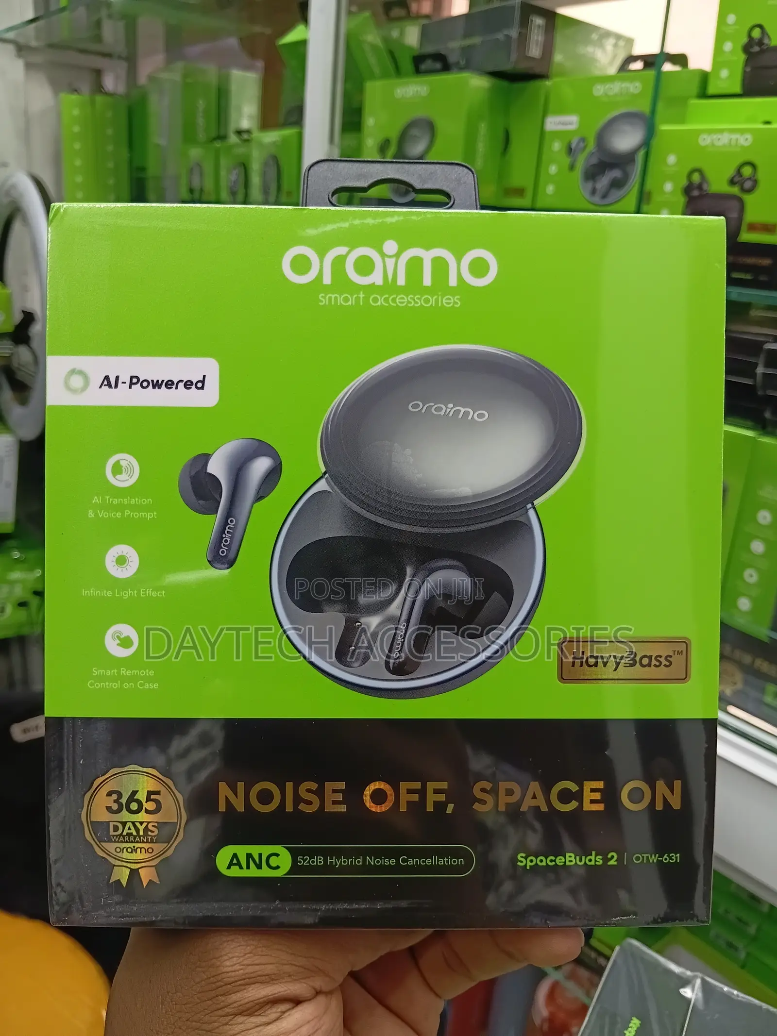 Oraimo Spacebuds 2 Ai Powered Earbuds OTW-631.