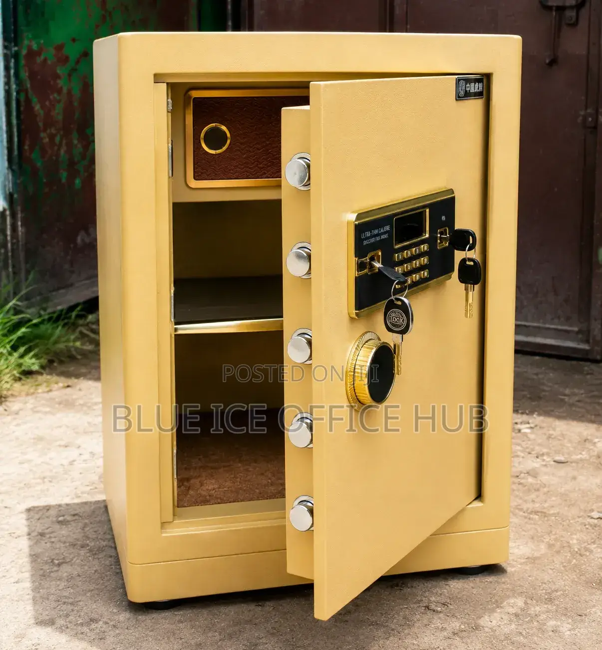 Safe Box;Safe Box With Digital Lock & Key –Heavy Duty Home Office Safe