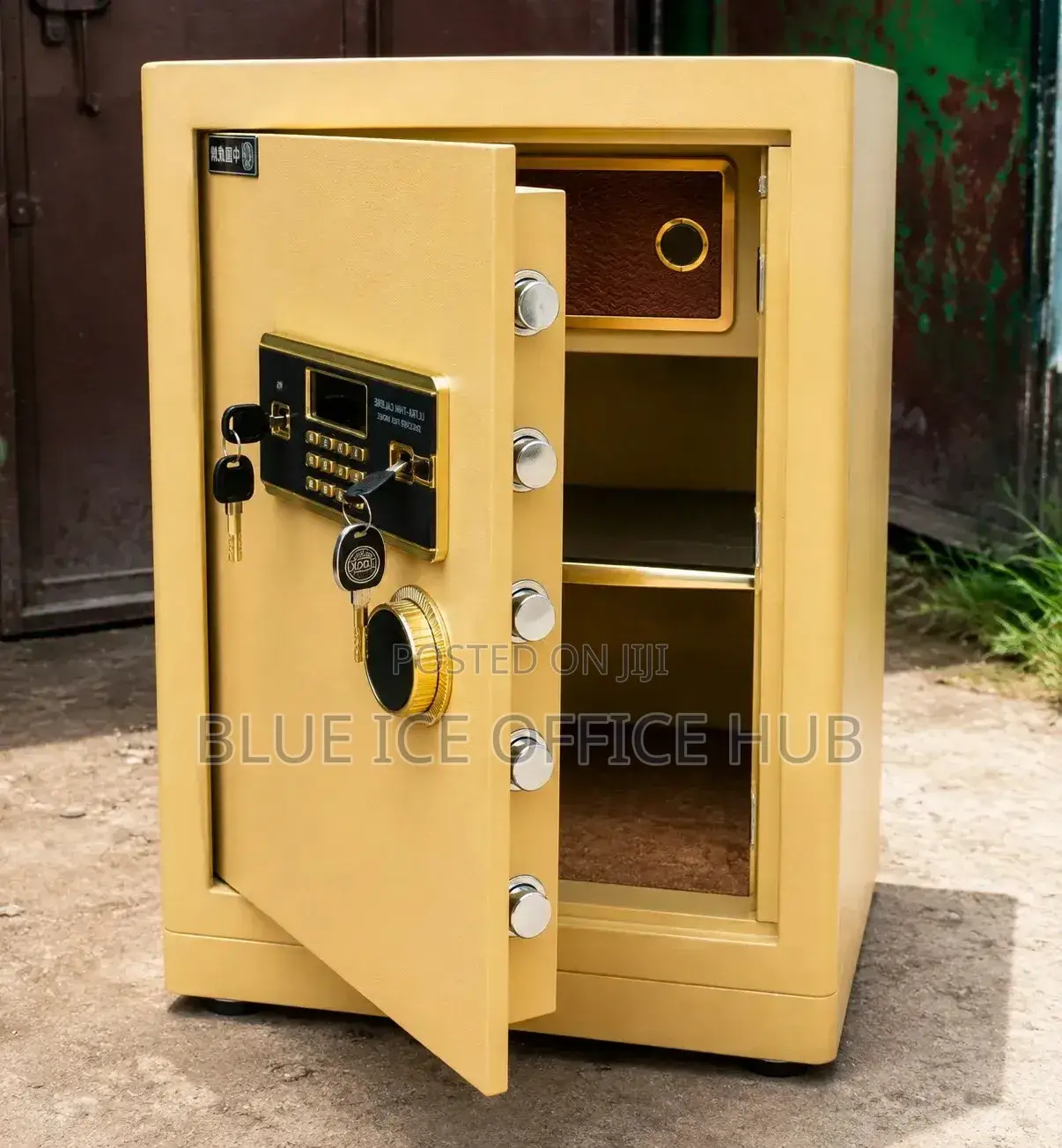 Safe Box;Safe Box With Digital Lock & Key –Heavy Duty Home Office Safe