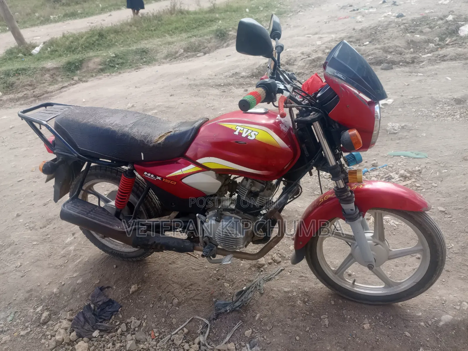TVS HLX Plus ES 2022 Red