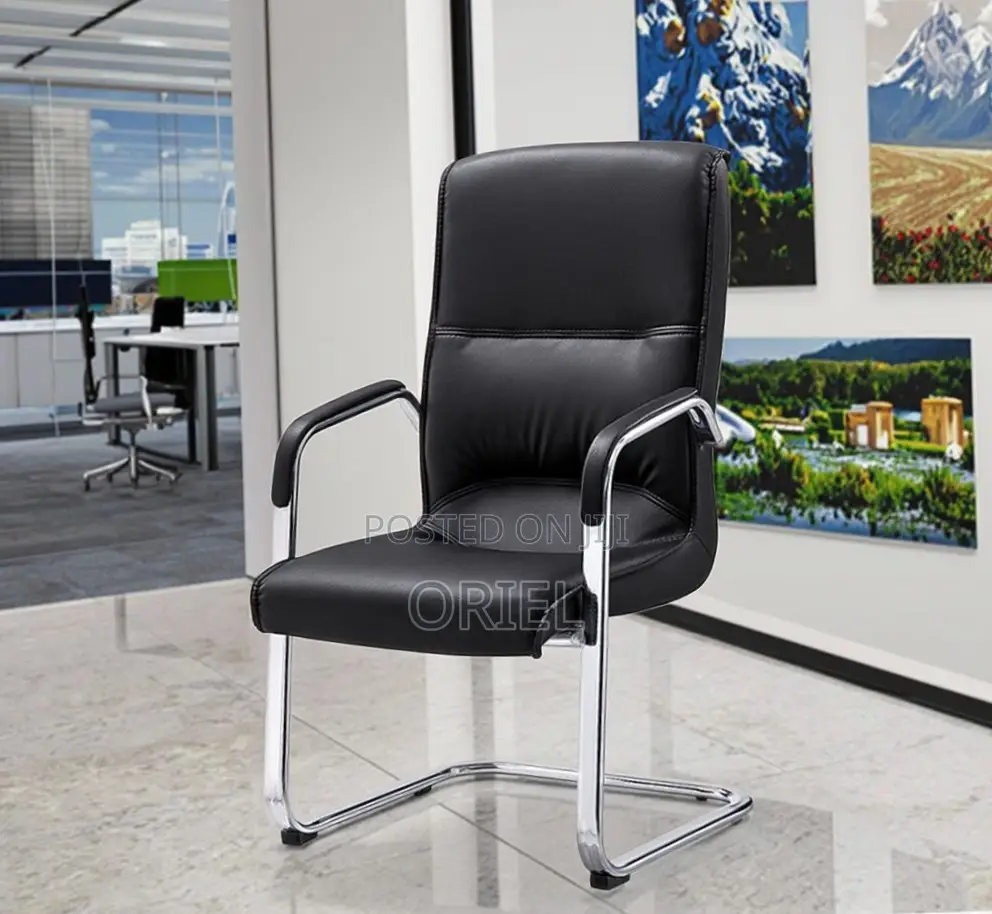 Office Chair : Reception Office Waiting Leather Chair
