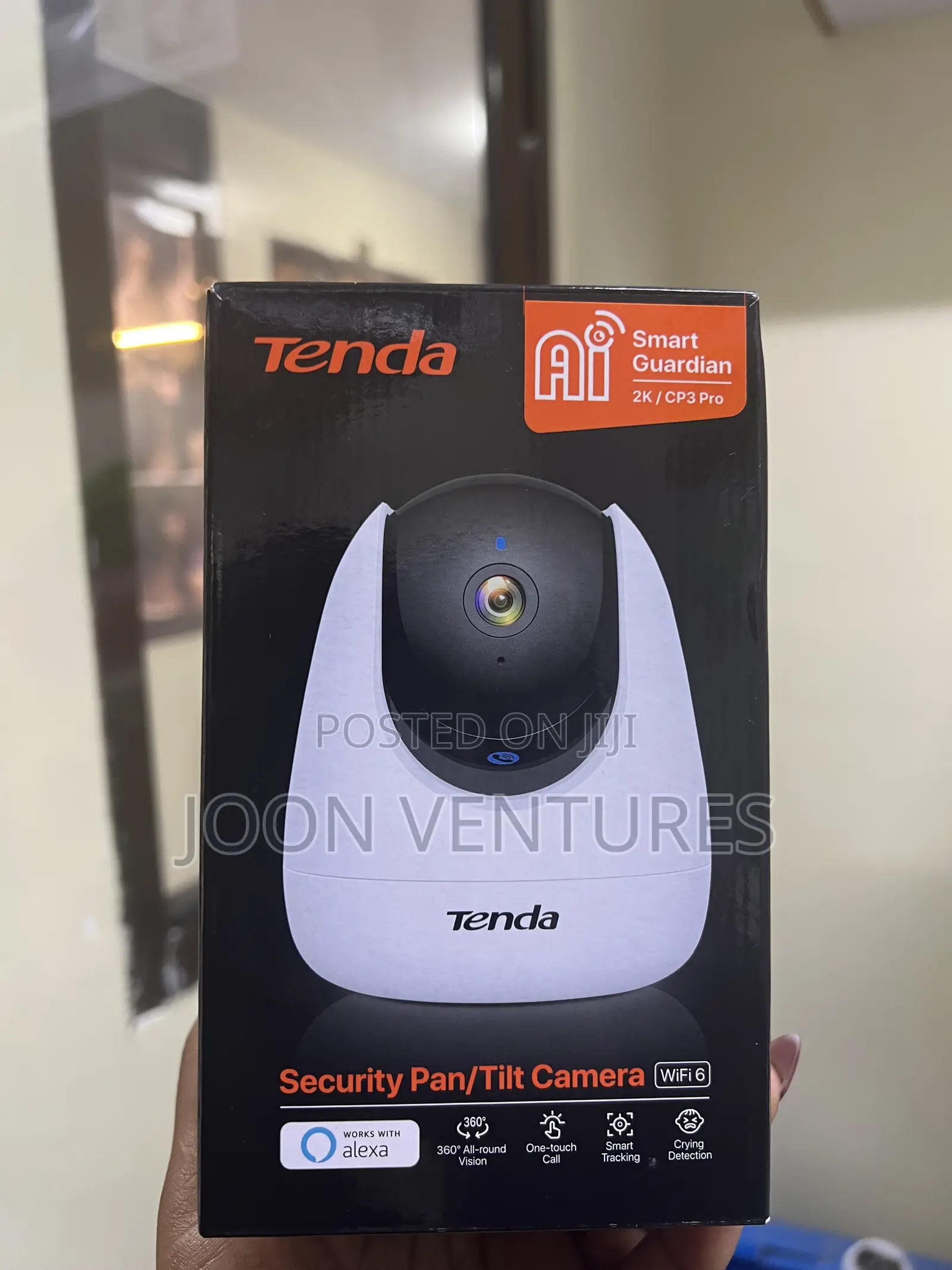 Tenda CP3 Pro Span/Tilt Smart Wi-Fi CCTV Camera With 360 Rotation