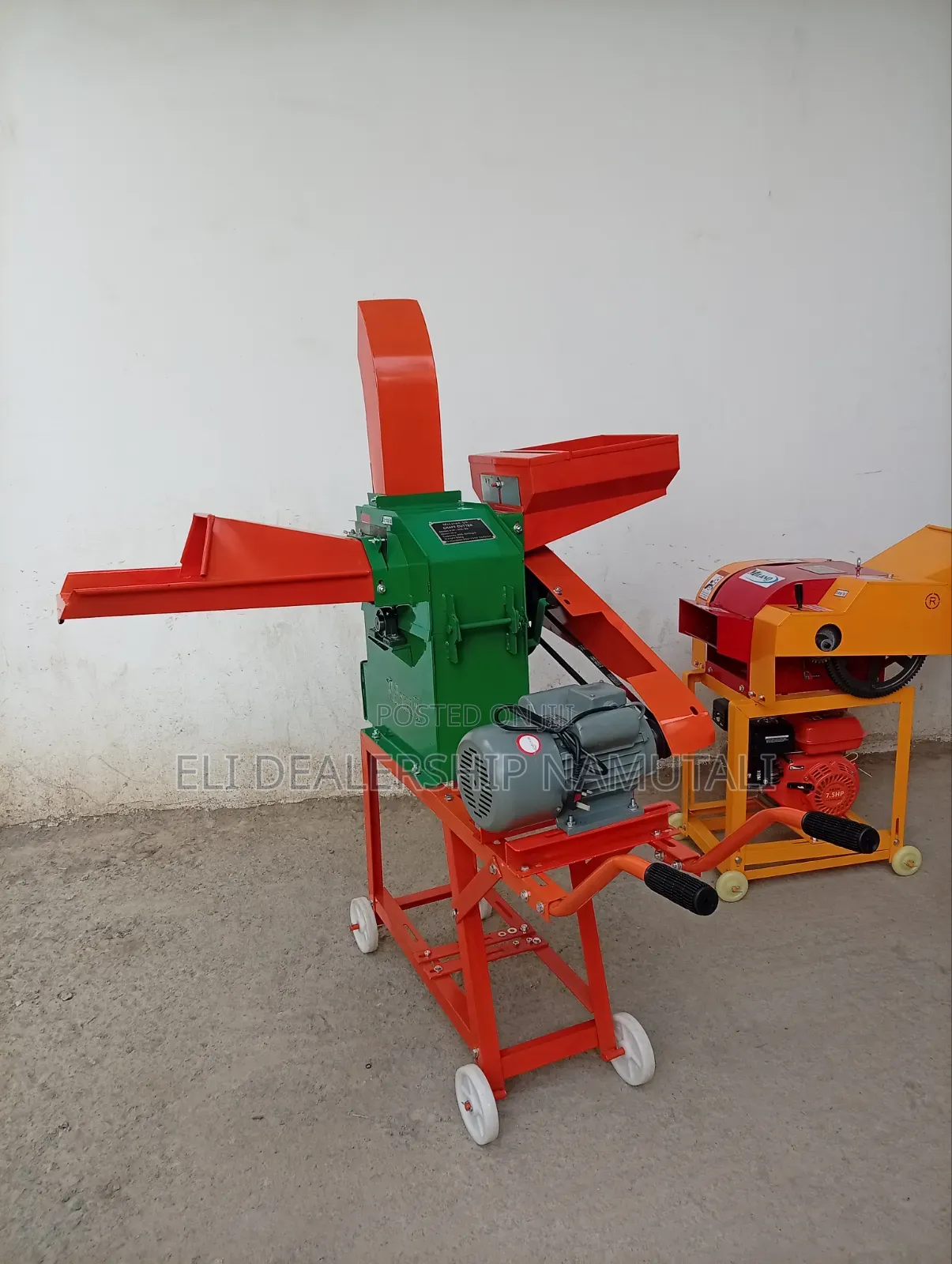 3HP Electric Grass Chopper Chaff Cutter 400–600kg/Hr Capacity
