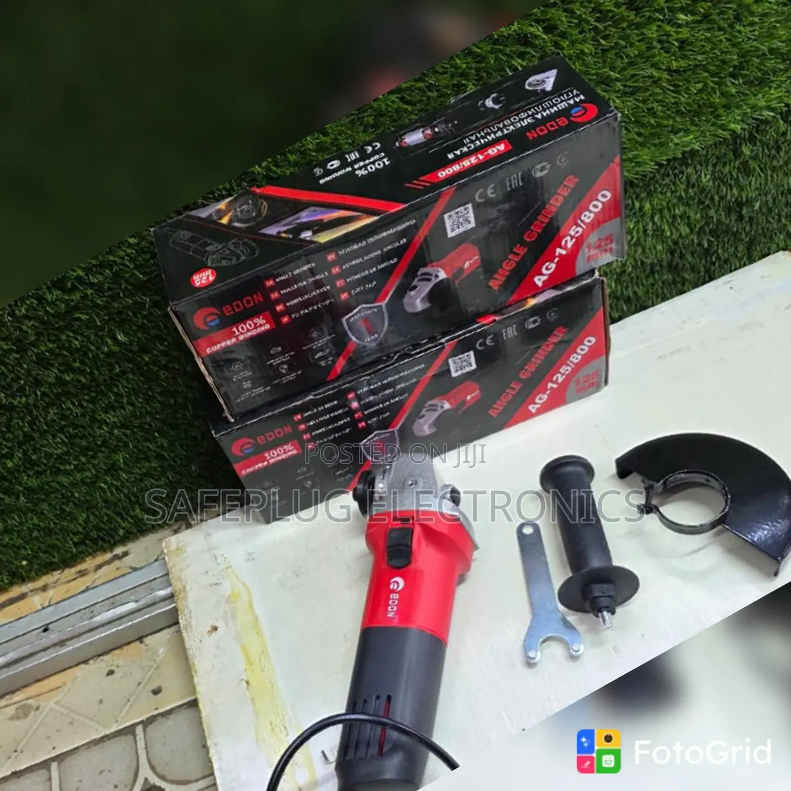 Edon 4-Inch Angle Grinder – 800W Heavy Duty Electric Grinder