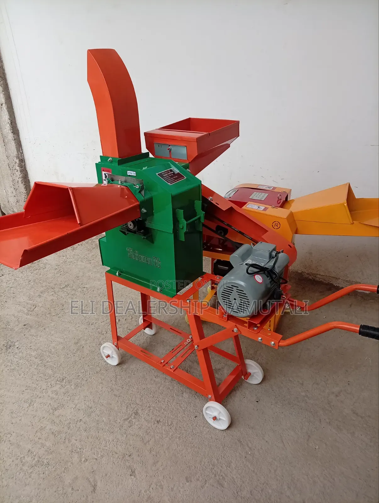 McLaren UK Fodder Cutter Machine for Napier Grass, Hay Maize Stalks