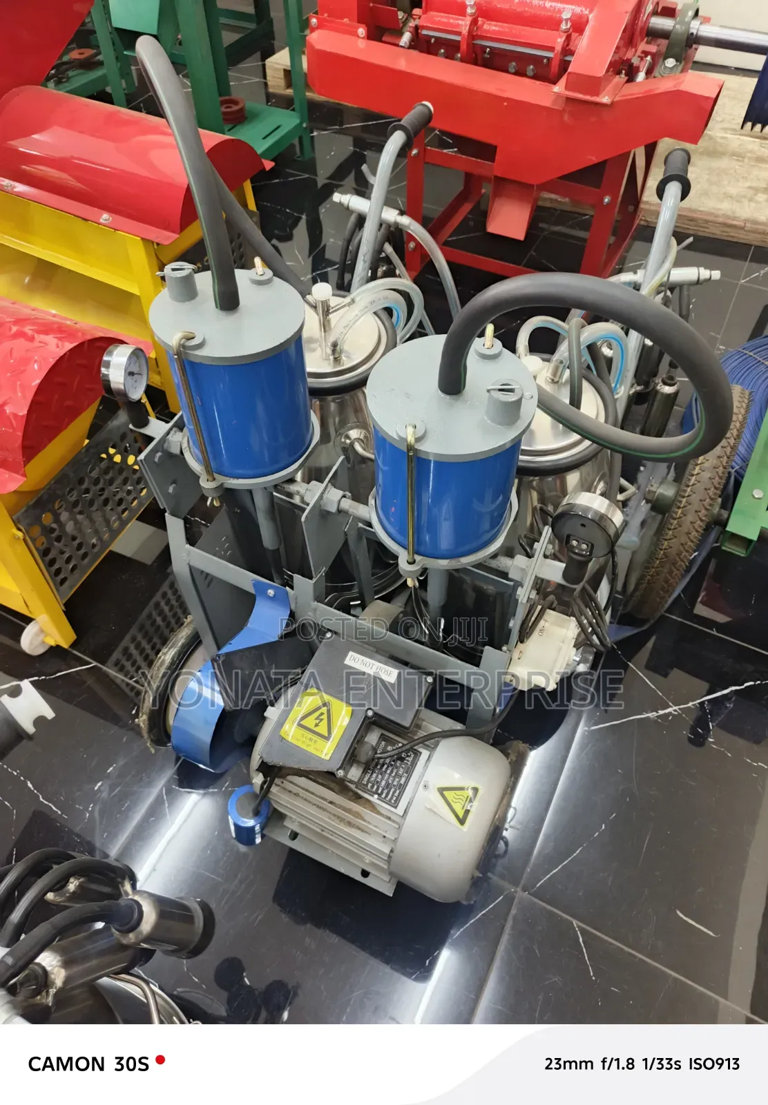 Milking Machine Double Bucket 50ltrs
