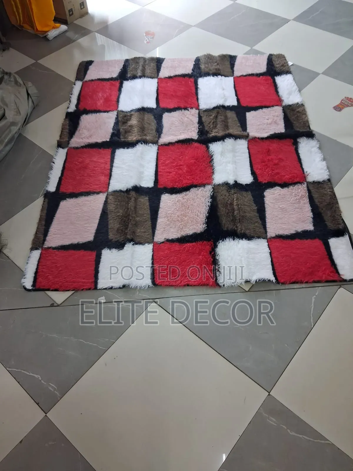 Fluffy Soft Carpet 5×8 FT – Elegant Cozy Home Decor