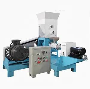 Floating Fish Feed Pellet Extruder Making Machine Machinery